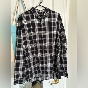 Michael Kors Plaid Button-Down